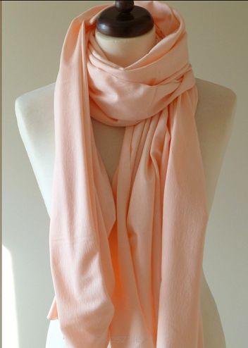 bawełniany szalik różowy